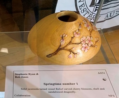 Stephanie Ryan & Rob Jones - Springtime No. 2 - Jacaranda Turned Bowl